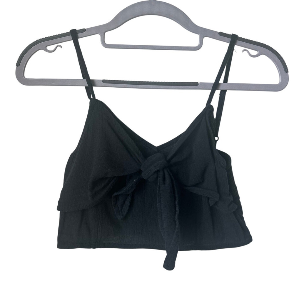 Aerie Black Crop Top - Small